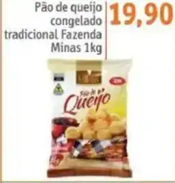 Sonda Pão de queijo congelado tradicional Fazenda Minas oferta