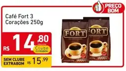 Extrabom Supermercados Café Fort 3 Corações oferta