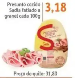 Sonda Presunto cozido Sadia fatiado a granel cada oferta