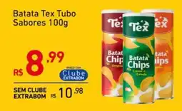 Extrabom Supermercados Batata Tex Tubo Sabores oferta