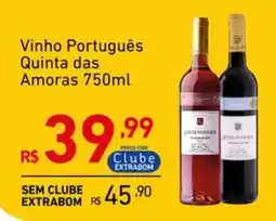 Extrabom Supermercados Vinho Português Quinta das Amoras oferta