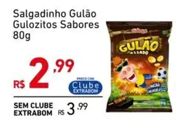 Extrabom Supermercados Salgadinho Gulão Gulozitos Sabores oferta