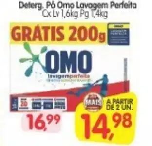 Cercadão Deterg. po Omo Lavagem Perfeita 1.4kg oferta