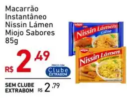 Extrabom Supermercados Macarrão Instantâneo Nissin Lámen Miojo Sabores oferta
