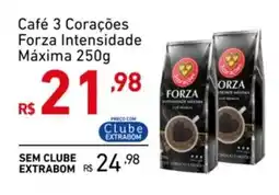 Extrabom Supermercados Café 3 Corações Forza Intensidade Máxima oferta