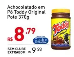 Extrabom Supermercados Achocolatado em Pó Toddy Original Pote oferta