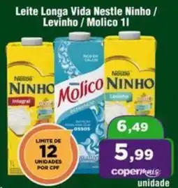 Copercana Leite Longa Vida Nestle Ninho / Levinho / Molico oferta