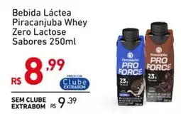 Extrabom Supermercados Bebida Láctea Piracanjuba Whey Zero Lactose Sabores oferta