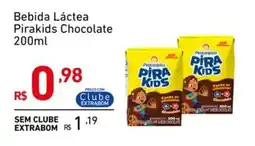 Extrabom Supermercados Bebida Láctea Pirakids Chocolate oferta