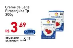 Extrabom Supermercados Creme de Leite Piracanjuba Tp oferta