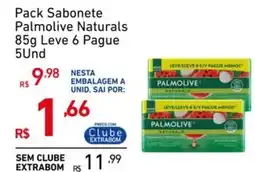 Extrabom Supermercados Pack Sabonete Palmolive Naturals oferta