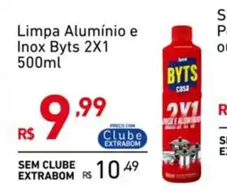 Extrabom Supermercados Limpa Alumínio e Inox Byts oferta