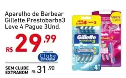 Extrabom Supermercados Aparelho de Barbear Gillette Prestobarba3 oferta