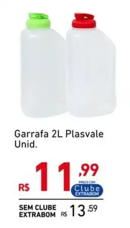Extrabom Supermercados Garrafa Plasvale Unid. oferta
