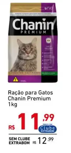 Extrabom Supermercados Ração para Gatos Chanin Premium oferta