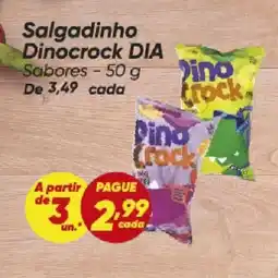 Dia Salgadinho Dinocrock DIA Sabores oferta
