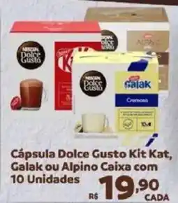 Max Atacadista Cápsula Dolce Gusto Kit Kat, Galak ou Alpino Caixa oferta