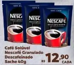 Max Atacadista Café Solúvel Nescafé Granulado Descafeinado Sache oferta