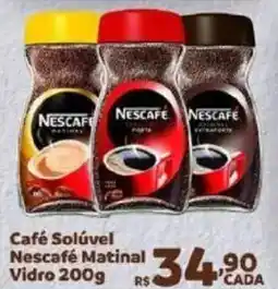 Max Atacadista Café Solúvel Nescafé Matinal Vidro oferta