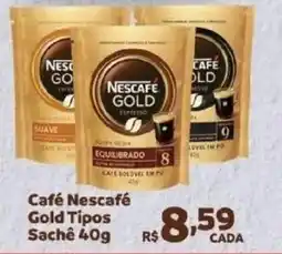 Max Atacadista Café Nescafé Gold Tipos Sachê oferta