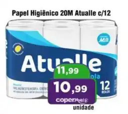 Copercana Papel Higiênico 20M Atualle c/12 oferta