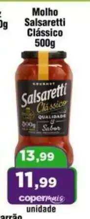 Copercana Molho Salsaretti Clássico oferta