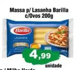 Copercana Massa p/Lasanha Barilla c/Ovos oferta