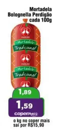 Copercana Mortadela Bolognella Perdigão cada oferta
