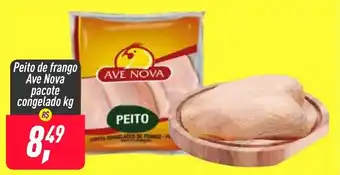 Frangolândia Peito de Frango Ave Nova pacote congelado 1kg oferta