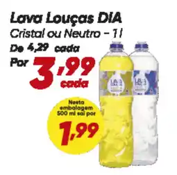 Dia Lava Louças DIA Cristal ou Neutro oferta
