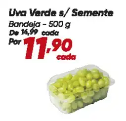 Dia Uva Verde s/ Semente Bandeja oferta