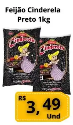 Supermercados Pague Menos Feijão Cinderela Preto oferta
