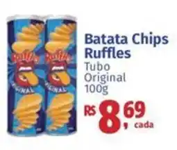 Supermercados Mateus Batata Chips Ruffles Tubo Original oferta