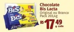 Supermercados Mateus Chocolate Bis Lacta oferta