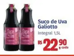 Supermercados Mateus Suco de Uva Galiotto Integral oferta