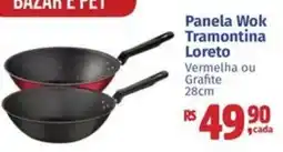 Supermercados Mateus Panela Wok Tramontina Loreto oferta