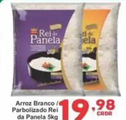 Rede Super Compras Arroz Branco/ Parbolizado Rei da Panela oferta