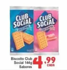 Rede Super Compras Biscoito Club Social Sabores oferta