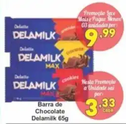 Rede Super Compras Barra de Chocolate Delamilk oferta