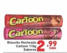 Rede Super Compras Biscoito Recheado Cartoon Sabores oferta