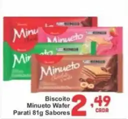 Rede Super Compras Biscoito Minueto Wafer Parati Sabores oferta