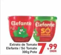 Rede Super Compras Extrato de Tomate Elefante / Só Tomate Pote oferta