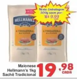 Rede Super Compras Maionese Hellmann's Sachê Tradicional oferta