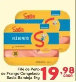 Rede Super Compras Filé de Peito de Frango Congelado Sadia Bandeja oferta