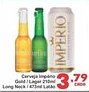Rede Super Compras Cerveja Império Gold/Lager Long Neck / Latão oferta