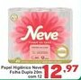 Rede Super Compras Papel Higiênico Nevel Folha Dupla 20m com 12 oferta