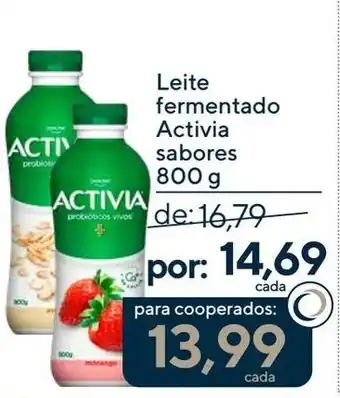 Coop Leite fermentado Activia sabores oferta