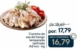Coop Coxinha da asa de frango temperada resfriada Ad'oro oferta
