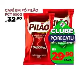 Supermercado Porecatu Café em pó pilão pct oferta