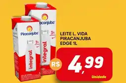 Supermercado Bem Barato Leite l. vida Piracanjuba edge oferta